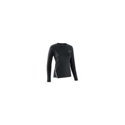 Koszulka Do Biegania Z Długim Rękawem Damska Run Sun Protect Czarna. Czarne bluzki damskie KALENJI, s, bez wzorów, z poliesteru, bez kołnierzyka. Za 34,99 zł.