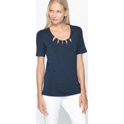Bluzki damskie: Elegancka bluzka z krótkim rękawem