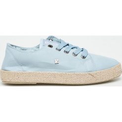 Big Star - Espadryle. Niebieskie espadryle damskie BIG STAR, bez wzorów, z gumy, bez obcasa, na obcasie. W wyprzedaży za 49,90 zł.