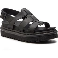 Sandały DR. MARTENS - Yelena 23800001 Black. Czarne klapki damskie Dr. Martens, bez wzorów, ze skóry, bez obcasa. Za 449,00 zł.