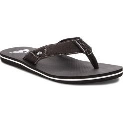 Japonki QUIKSILVER - AQYL100570 Xkkw. Czarne klapki męskie Quiksilver, bez wzorów, z materiału. W wyprzedaży za 79,00 zł.