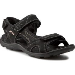 Sandały ECCO - Kana 83410302001 Black. Czarne sandały damskie ecco, w paski, ze skóry, sportowe, bez obcasa, z paskami, outdoorowe. W wyprzedaży za 249,00 zł.