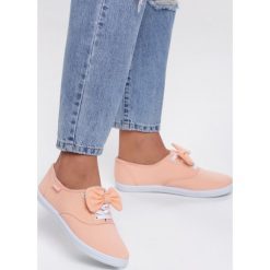 Pomarańczowe Tenisówki Sound Of Cello. Pomarańczowe trampki i tenisówki damskie Renee, bez wzorów, na sznurówki. Za 29,99 zł.