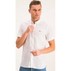 Koszula Lacoste CH4991. Niebieskie koszule męskie Lacoste, m, bez wzorów, ze lnu, casualowe, bez kołnierzyka, bez rękawów. W wyprzedaży za 319,00 zł.