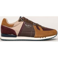 Pepe Jeans - Buty Tinker Zero Half. Pomarańczowe sneakersy męskie Pepe Jeans, z okrągłym noskiem, na sznurówki. W wyprzedaży za 259,90 zł.