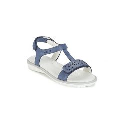 Sandały Dziecko Geox SAND.MILK C. Niebieskie sandały dziewczęce Geox, bez zapięcia. Za 216,30 zł.