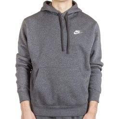 NIKE SPORTSWEAR CLUB FLEECE > BV2654-071. Bluzy męskie Nike, s, z aplikacjami, z bawełny, klasyczne, z kapturem, bez rękawów, z kapturem. Za 209,99 zł.
