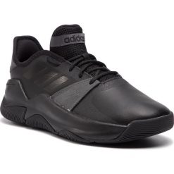 Buty adidas - Streetflow F36621 Cblack/Cblack/Grefiv. Czarne buty sportowe męskie Adidas, ze skóry, bez zapięcia, do koszykówki. W wyprzedaży za 209,00 zł.