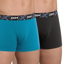 Bokserki męskie: Dwupak męskich bokserek DIM X-TEMP