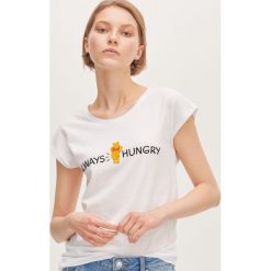 T-shirt Kubuś Puchatek -. T-shirty damskie Reserved, s, z motywem z bajki, bez kołnierzyka. Za 39,99 zł.