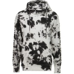 Bluzy męskie: Tigha PERK Bluza z kapturem white/black