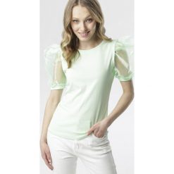Miętowa Bluzka Adrariel. Zielone koszule damskie Born2be, s, bez wzorów, bez kołnierzyka, bez rękawów. W wyprzedaży za 39,99 zł.