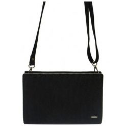 Grosso Bag Torebka Damska Czarny. Czarne torebki klasyczne damskie marki Grosso Bag, bez wzorów, eleganckie, bez dodatków. W wyprzedaży za 94,00 zł.