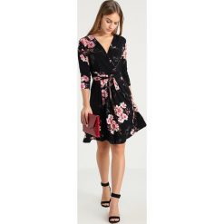 Sukienki: Wallis Petite FLORAL TIE SLEEVE Sukienka letnia black