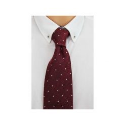 Krawat jedwabny Regular #33. Niebieskie krawaty męskie marki The bow bow ties, bez wzorów, z jedwabiu. Za 99,00 zł.
