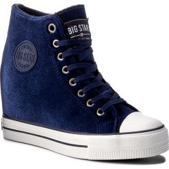 Sneakersy BIG STAR - Y274069 Navy. Niebieskie sneakersy damskie BIG STAR, z gumy. Za 129,00 zł.