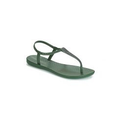 Sandały Ipanema CLASS POP SANDAL. Zielone sandały damskie Ipanema, bez wzorów, bez obcasa, bez zapięcia. Za 90,30 zł.