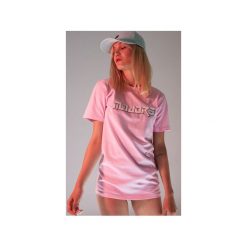 ULTRA PINK. Różowe t-shirty damskie marki MAJORS, s, z nadrukiem, z bawełny, bez kołnierzyka. Za 120,00 zł.