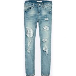 Name it - Jeansy dziecięce Polly 128-164 cm. Niebieskie jeansy dziewczęce marki Name it, z bawełny. W wyprzedaży za 119,90 zł.