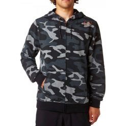 Bejsbolówki męskie: FOX Bluza Męska Stretcher Moth Zip S Czarny