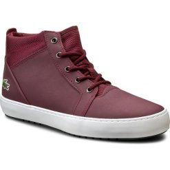 Sneakersy LACOSTE - Ampthill Chukka 416 1 Spw 7-32SPW01541V9 Burg. Czerwone półbuty damskie Lacoste, ze skóry. W wyprzedaży za 349,00 zł.
