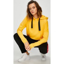 Noisy May - Bluza. Brązowe bluzy rozpinane damskie Noisy May, l, z bawełny, z kapturem. W wyprzedaży za 99,90 zł.