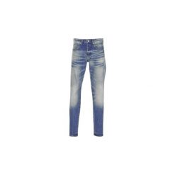 Jeansy straight leg G-Star Raw 3301 TAPERED. Niebieskie jeansy męskie marki G-Star RAW, m, bez wzorów, retro. Za 351,20 zł.