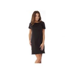 Sukienka dresowa z zamkami czarna ED04-3. Czarne sukienki damskie dzianinowe marki Ella dora, xl, sportowe, sportowe. Za 174,00 zł.