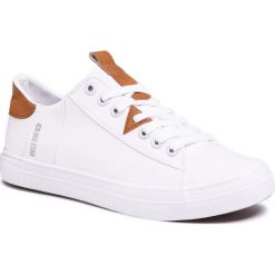 Tenisówki BIG STAR - FF174312 White. Białe półbuty męskie BIG STAR, bez wzorów, z gumy, klasyczne, bez zapięcia. Za 129,00 zł.