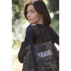 Shopper bag damskie: Torba Shopper Dwustronna Camo Gray