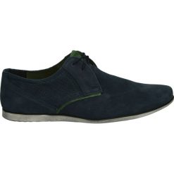 Derby męskie: Półbuty męskie - 285-104 NA BL