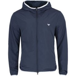 Kurtka Emporio Armani. Szare płaszcze męskie Emporio Armani, m, bez wzorów, z dresówki, bez kaptura. Za 739,00 zł.