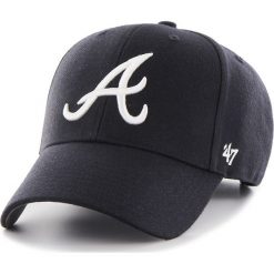 47brand - Czapka Atlanta Braves. Czarne czapki męskie marki 47brand. W wyprzedaży za 69,90 zł.