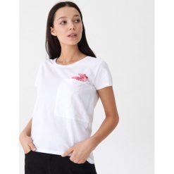 Koszulka The Pink Panther - Biały. Białe koszulki damskie House, s, bez wzorów, bez kołnierzyka, bez rękawów. Za 39,99 zł.