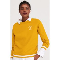 Bluza z bawełny organicznej - Żółty. Żółte bluzy damskie Reserved, s, bez wzorów, z bawełny, bez kołnierzyka, bez rękawów, bez kaptura. Za 99,99 zł.