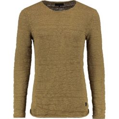 Swetry klasyczne męskie: Gabba LUTHER ONECK KNIT Sweter biscotto