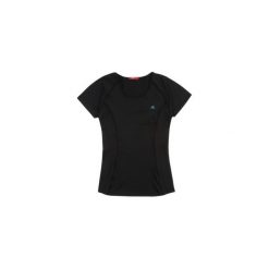 Bluzka damska fitness z nadrukiem. Czarne bluzki sportowe damskie TXM. Za 9,99 zł.