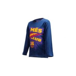 T-shirty chłopięce: t-shirt długi rękaw chłopięcy z printem FC Barcelona