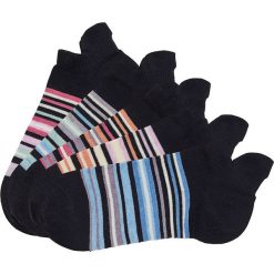 Skarpetki damskie: Skarpetki do sneakersów Arizona (5 par) bonprix 5x czarny w paski
