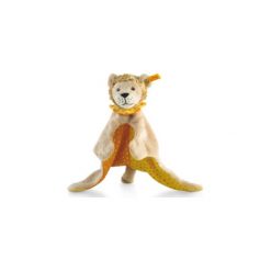 Przytulanki i maskotki: Steiff Szmacianka-przytulanka Lew Leon, 28 cm, kolor beżowo-żółto-pomarańczowy