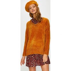 Broadway - Sweter. Swetry damskie Broadway, s, bez wzorów, z poliesteru, z krótkim rękawem, krótkie, bez kaptura. W wyprzedaży za 49,90 zł.