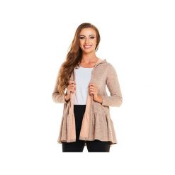 Sweter N031 pudrowy róż. Różowe swetry damskie Awama, xl, bez wzorów, z poliesteru, bez rękawów, bez kaptura. Za 139,00 zł.