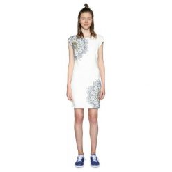 Sukienki: Desigual Sukienka Damska Shanon Xs Biały