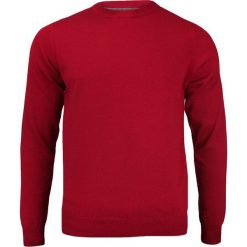 Czerwony Klasyczny Męski Sweter Bawełniany (U-neck) - Adriano Guinari - Okrągły Dekolt SWADGAW18skipatrolU. Czerwone swetry męskie m, z bawełny, eleganckie, z okrągłym kołnierzem. Za 99,00 zł.