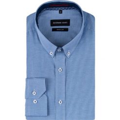 Koszula SIMONE KDWR000641. Koszule męskie Giacomo Conti, na zimę, m, w kratkę, z bawełny, button down, bez rękawów. Za 199,00 zł.