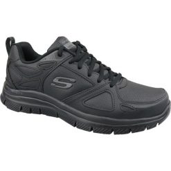 Skechers Flex Advantage 51461-BBK 41 Czarne. Czarne buty sportowe męskie Skechers, ze skóry, bez zapięcia. W wyprzedaży za 239,99 zł.