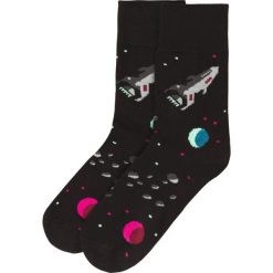 Skarpetki Bobby Sox - kosmos BS13. Czarne skarpetki męskie Bobby Sox - skarpetki, bez wzorów, z elastanu. Za 18,00 zł.
