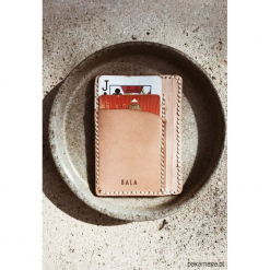 Bala Wallet - Portfel Skórzany. Szare portfele damskie marki House, z haftami. Za 145,00 zł.