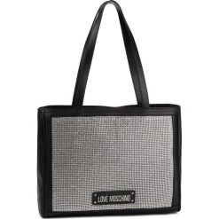 Torebka LOVE MOSCHINO - JC4171PP1ALH100B Nero/Crystalargento. Czarne torebki klasyczne damskie Love Moschino, bez wzorów, ze skóry ekologicznej, klasyczne, bez dodatków. W wyprzedaży za 749,00 zł.