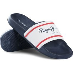 Klapki Pepe Jeans. Szare kapcie męskie Pepe Jeans, z jeansu. Za 109,00 zł.
